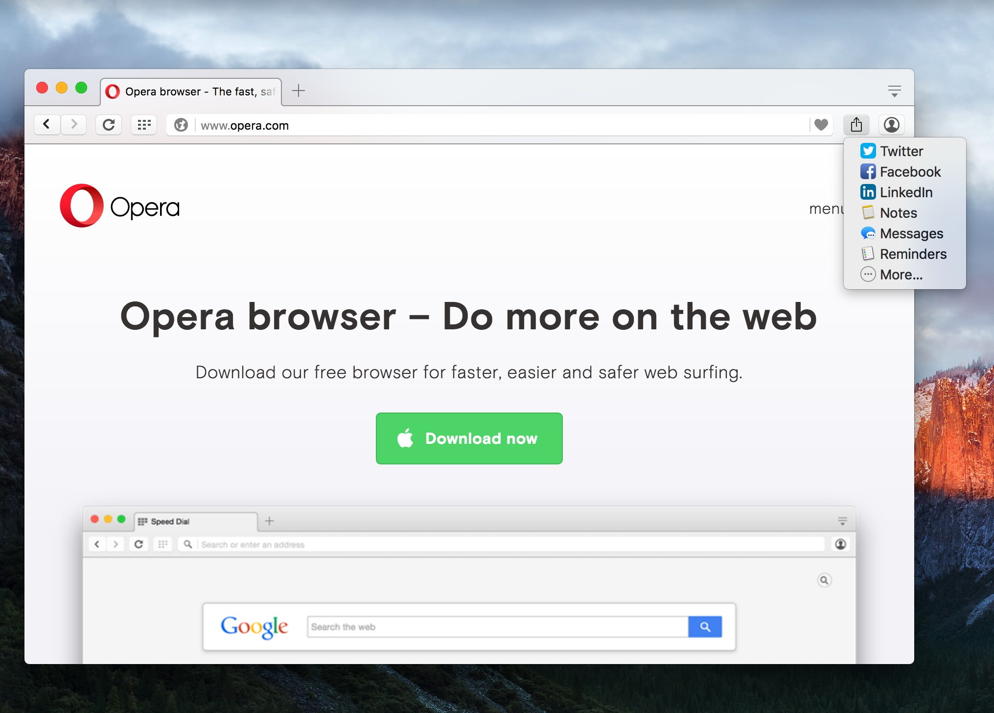 opera browser for mac